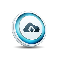 Cloud Download button illustration