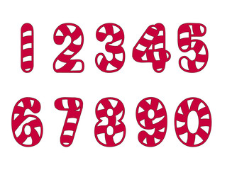 Christmas icon set. Vector illustration.