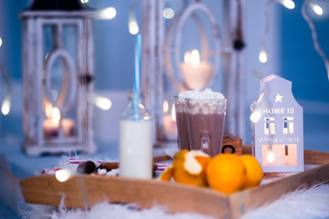 cake with candles