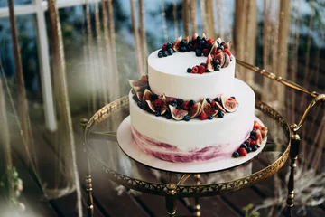 Fotobehang Wedding cake © Pavlo Melnyk