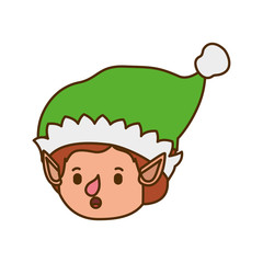 elf head with hat avatar character