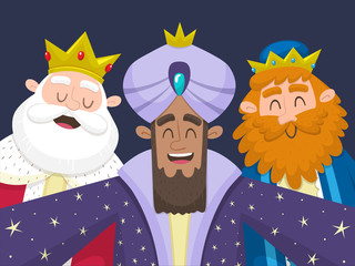 The three Kings taking a selfie