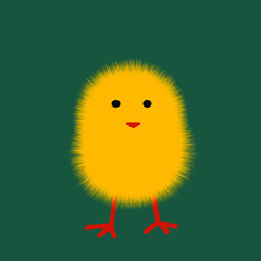 Easter chicken bild vector