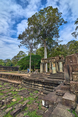Fototapeta na wymiar SIEM REAP, CAMBODIA - 13 December 2014:View of Baphuon temple at Angkor Wat complex is popular tourist attraction, Angkor Wat Archaeological Park in Siem Reap, Cambodia UNESCO World Heritage Site