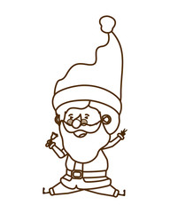 santa claus moving avatar character