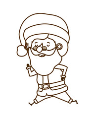 santa claus moving avatar character