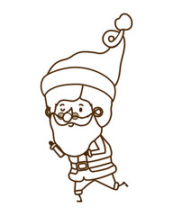 santa claus moving avatar character