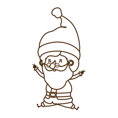 santa claus moving avatar character