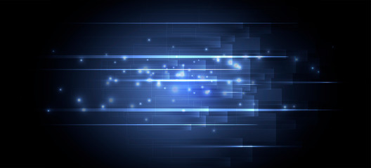 Abstract tech background. Futuristic technology interface