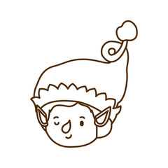 elf head with hat avatar character