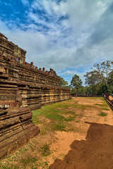 Fototapeta na wymiar View of Baphuon temple at Angkor Wat complex is popular tourist attraction, Angkor Wat Archaeological Park in Siem Reap, Cambodia UNESCO World Heritage Site
