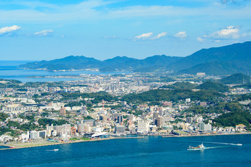 関門海峡の眺め