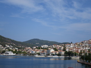 Fototapeta na wymiar Greek harbor