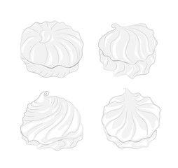 Colorful sweets. A set of sweets. Vector illustration.