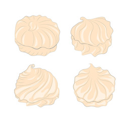 Colorful sweets. A set of sweets. Vector illustration.