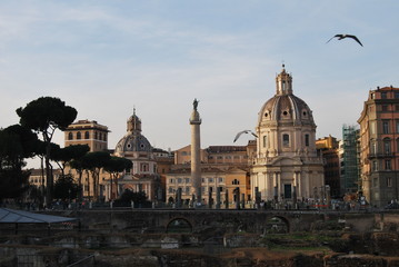 Fototapeta na wymiar I monumenti di Roma, Italia