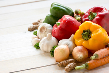 Vegetales en bodegon