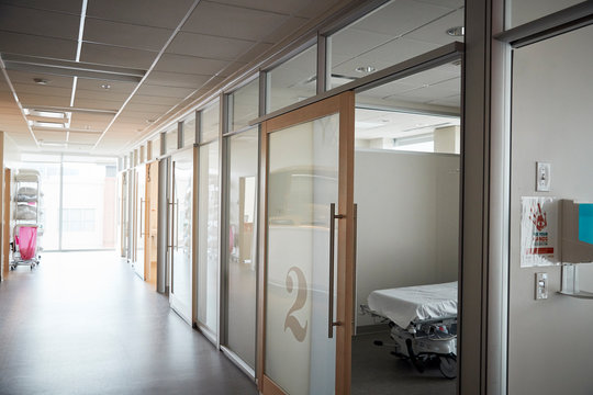 Intensive care unit at a hospital