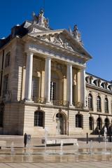 Fototapeta na wymiar The Palace of dukes of Burgundy on the Liberation square in Dijon, France.