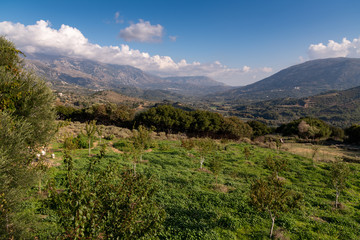 Blick ins Amari Tal, Kreta, Griechenland