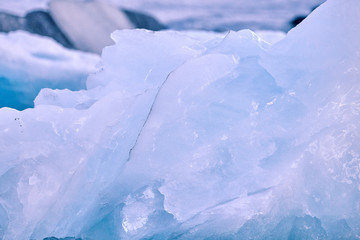 Joekulsarlon is the largest glacial lagoon in Iceland