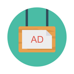 Obraz premium ads signboard billboard