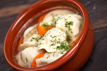 dumplings with meat