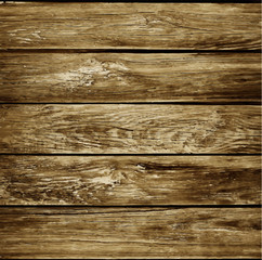 Background with wooden boards. Vector illustration.