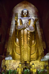 Obraz premium Goldene Buddhastatue