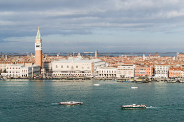 Obraz premium View over San Marco Square and Doge Palace in Venice, Italy