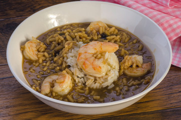 Shrimp Gumbo Closeup