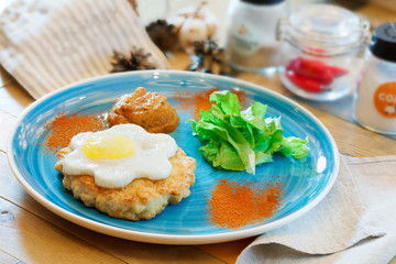 Dish Meat with Vegetables