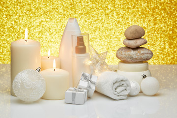 Spa composition and Christmas decorations