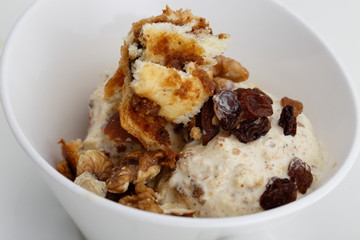 dolce con gelato