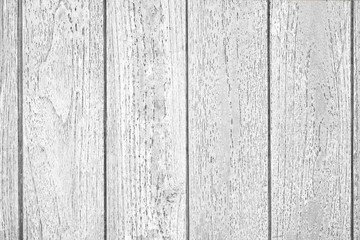 Fototapeta premium White and black color (monochrome tone) old wooden surface background, vertical line, vintage style