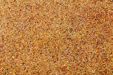 dirty small rock with cement textured for background, yellow dark tone