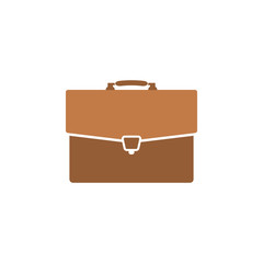 Briefcase business graphic design template vector illustration