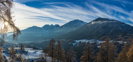 winter is coming in stubai tal, tirol, austria