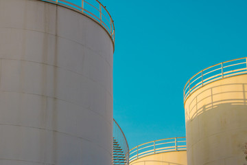 Fototapeta premium oil storage tanks