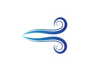 wind icon vector template