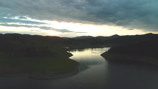 Represa de Paraibuna, reservoir of Paraibuna Brasil Brazil