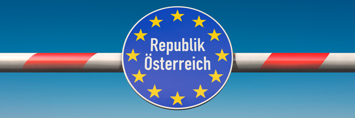 Grenze Österreich © bluedesign