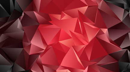 Fototapeta premium Triangular 3d, modern background