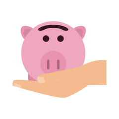 Money savings and investment black and white