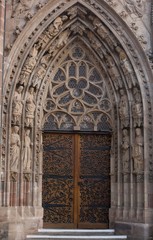 historische eingangstür