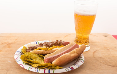 Cold Beer and Hot Dogs