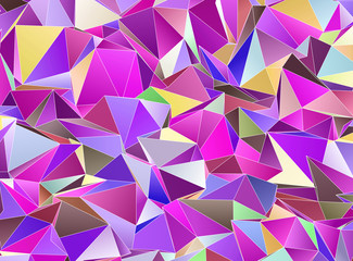 Obraz premium Triangular 3d, modern background