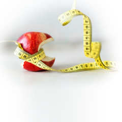 Apple with measuring tipe