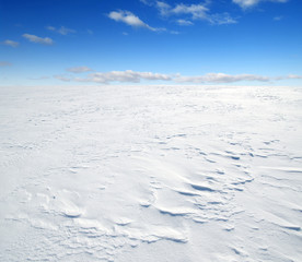  winter landscape and sky