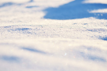 Snow texture for the background. Snow sparkle background